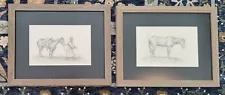 2 Olaf Wieghorst "SPRING RAIN" Prints Numbered & Framed - Cowboy Horse