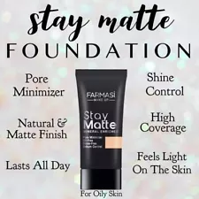 ðCLEARANCE SALE ITEMðð¥FARMASið¥STAY MATTE MINERAL FOUNDATION ð¤ªVARIOUS SHADES