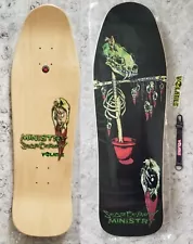 Ministry Pushead Scarecrow Old School Skateboard NEW By Volatile - Zorlac Nos