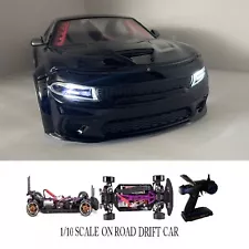 1/10 SCALE Custom Painted RC DRIFT CAR Dodge Charger 4WD RTR