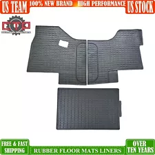 Truck Floor Mats 3PCS for Kenworth T680/T880/W990`S&Peterbilt579/567 Latex/Black (For: 2020 Kenworth W990)