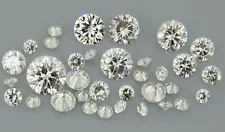 mixed lot of Moissanite 10.40ct Lab Created loose gemstones