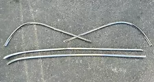 1960-1962 Chevy Corvair Monza 4 Door Sedan Upper Roof Trim Molding Set