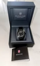 Victorinox Swiss Army Watch - Garrison LG Blk Rubber Strap 26071.cb