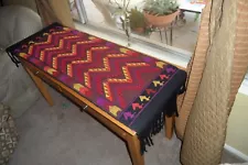 Vintage Handwoven Guatemalan Large Loomed Textile 57” X 17”