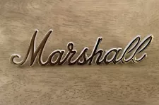 NEW MARSHALL LOGO Gold 60’s Type Plexi Reissue Amplifier 150mm x 40mm