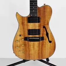 1990's Carvin AE-185 Acoustic Electric Left-Handed Lefty Koa Top with Hard Case