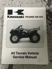 1997 Kawasaki Prairie 400 4x4 Prairie 400 ATV Service Shop Repair Manual OEM