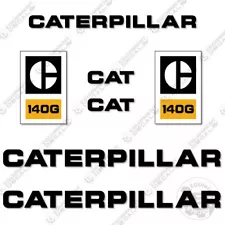 Fits Caterpillar 140G Decal Kit Scraper Equipment Decals Motor Grader 140 G