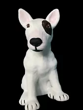 Bull terrier (aka "Spuds McKenzie" type dog) 7" Ceramic Bisque ready to paint  