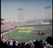 Cincinnati Reds Baseball Game at Crosley Field in 1965, Kodachrome Slide q26a