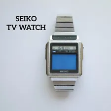 SEIKO T001-5010 TV watch All original Battery replaced James Bond EX Used F/S