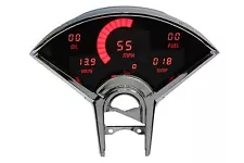 Chevy Bel Air DIGITAL DASH PANEL FOR 1955-1956 Gauges Intellitronix Red LEDs!!