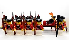 British Redcoat Infantry Battalion Soldiers made with real LEGO® Minifigure