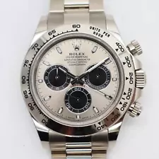 2023 Rolex 116509 Daytona 40mm 18K White Gold "Steel" Dial Automatic B/P Watch