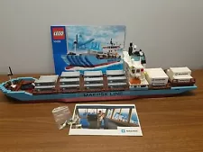 LEGO Maersk Line Container Ship 2010 Edition (10155) w/ Original Manual & Flyer