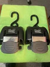 USED PAIR BOAT BUCKLE RANGER BOAT RACHET STRAP BOAT TIE DOWN STRAPS K107