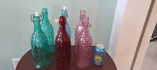 decorative glass wine bottles