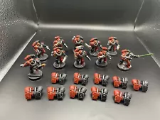 Warhammer 40K Blood Angels Pro Painted X10 Assault Squad, Army For Sale! Look!