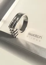 Swatch Bijoux Jewelry Men's Collection: Ring 'So Much' (JRM032) *New / Rarity!*