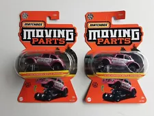 2022 Matchbox Moving Parts '72 Volkswagen Beetle Dragster Lot Of 2 VHTF ð¥