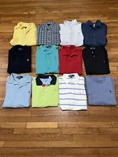 New ListingPolo Ralph Lauren Mens Sz Large Lot of 12 Button Down Shirts Polos 4 L/S 8 S/S