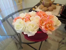 New for Sales - Handcrafted Floral Arrangements ( Pink Rose & White Rose)