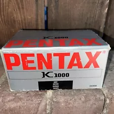 Pentax K-1000 35mm SLR Camera New Old Stock Just Removed For Pictures