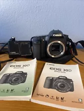 Canon EOS 30D 8.2MP Digital SLR Camera Tested/ READ