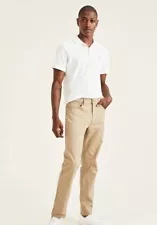 Dockers Men's Straight Fit Alpha Khaki Smart Series Jean Cut Supreme Flex 34x34