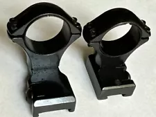 Sako OptiLock 1” scope mount rings and bases medium hight , gloss black