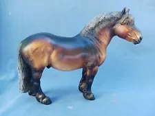 Breyer Custom Theo/ Draft Silver Dapple Bay Horse Statue OOAK