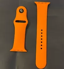 Apple Watch Hermes Sport Band Orange 42mm Sz M/L