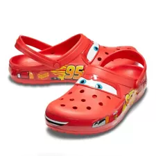 Disney/Pixar Lightning McQueen Adult Clog Crocs Item #205759 M8/W10 Light-up