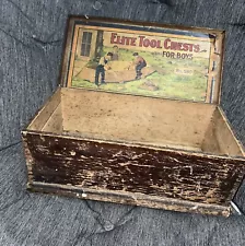 Elite Tool Chest No. 560 For Boys American Manufacturing Concern Antique