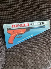 Vintage Pioneer Air Pistol Cal. 177 Wood Stock - WORKS- New Old Stock Nos