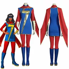 Marvel‘s Avengers Ms. Marvel Kamala Khan Cosplay Costume Halloween no shoes}^