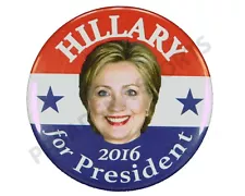 2016 HILLARY CLINTON FOR PRESIDENT CAMPAIGN BUTTON, size 2.25" hcshds