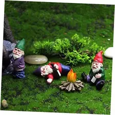 4PCS Drunk Dwarf Garden Gnomes Knomes Decorations Decor Clearance Gnome-B