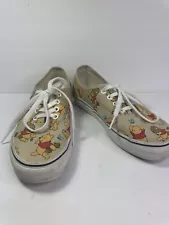 RARE Vans x Disney Winnie The Pooh Sneakers Limited Edition Mens 5.5 Women 7