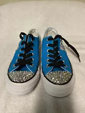 Converse All Star Carolina Panthers Women’s Size 8 Shoes——See Pics And Desc