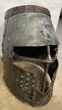 Knights Templar Crusader Style Practice Helmet Medieval SCA HANDMADE