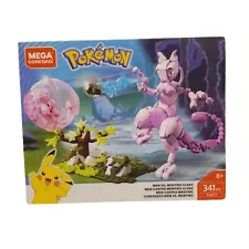 MEGA CONSTRUX Pokémon Mew Vs. Mewtwo Clash Construction Set For Kids 341 Pieces