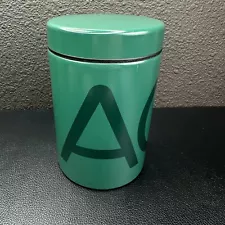 Athletic Greens AG1 Canister Metal Workout Mix Container Storage Jar