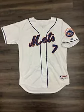 NY Mets Jose Reyes Authentic Majestic White Home Jersey Sz 50 USA Made