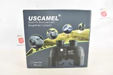 US Camel 10X50 Binoculars W/ Rangefinder In Box (4691A)