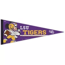 LSU TIGERS MICKEY MOUSE DISNEY ROLL UP FELT PENNANT 12"x30" WINCRAFT ð¯