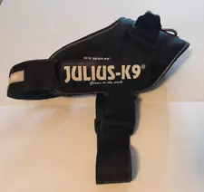 Julius K-9 Julius-K9 Powerharness Dog Harness Size 2 Glows in the Dark Black