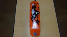 Welcome Skateboard Skate Boarding Deck Used Orange