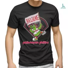 SALE! Phillie Phanatic Believe Philadelphia Phillies T-Shirt Graphic S-5XL